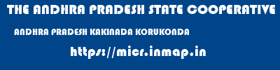 THE ANDHRA PRADESH STATE COOPERATIVE BANK LIMITED  ANDHRA PRADESH KAKINADA KORUKONDA   micr code